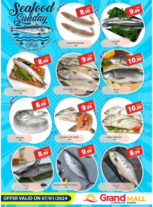 Seafood Sunday - Grand Mall Sharjah