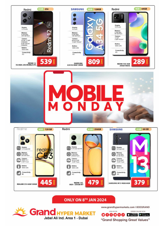 Monday Deals - Grand Hypermarket Jebel Ali