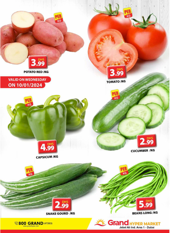 Veggie Wednesday - Grand Hypermarket Jebel Ali