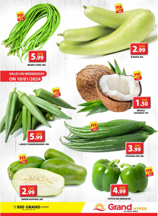 Veggie Wednesday - Grand Hyper Al khail Mall