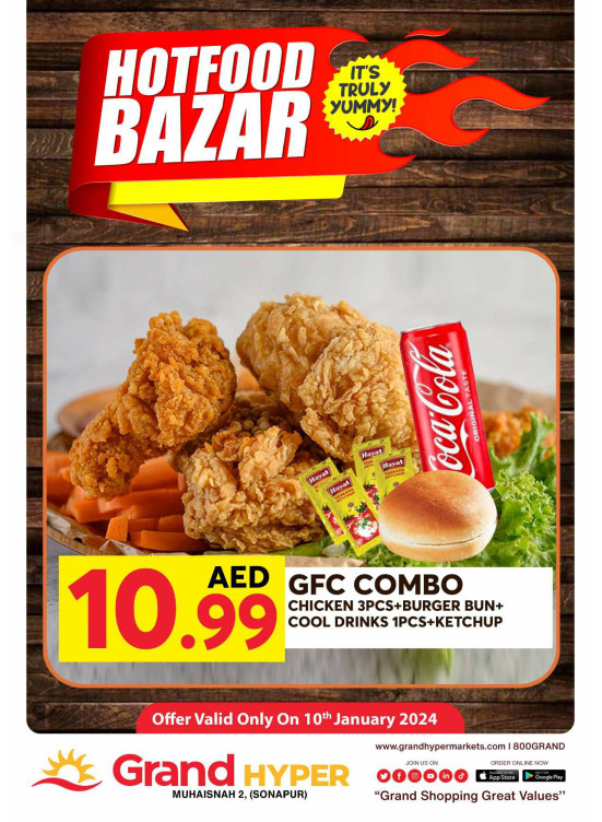 Hot Food Bazar - Grand Hyper Muhaisnah