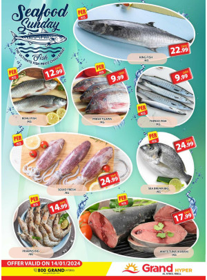 Seafood Sunday - Grand Hyper Al Khail Mall