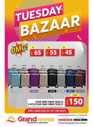 Tuesday Bazar - Grand Hyper Muhaisnah