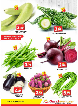 Veggie Wednesday - Grand Hypermarket Jebel Ali