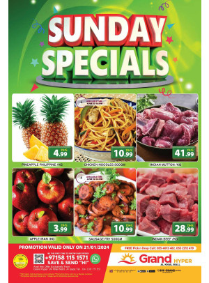 Sunday Blast - Grand Hyper Al Khail Mall