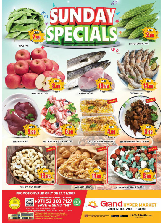 Sunday Blast - Grand Hypermarket Jebel Ali