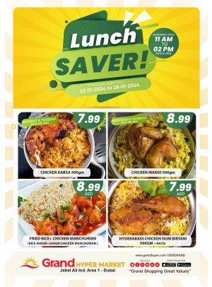 Lunch Saver - Grand Hypermarket Jebel Ali