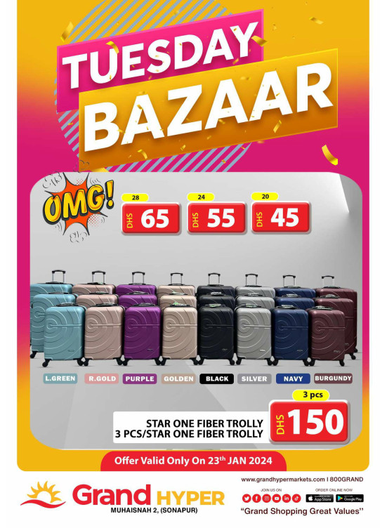 Tuesday Bazar - Grand Hyper Muhaisnah