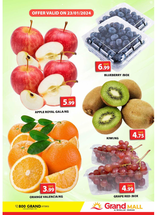 Fruitilicious Tuesday - Grand Mall Sharjah