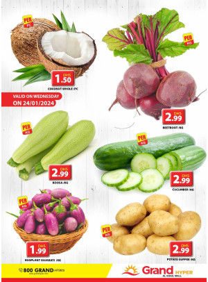 Veggie Wednesday - Grand Hyper Al khail Mall