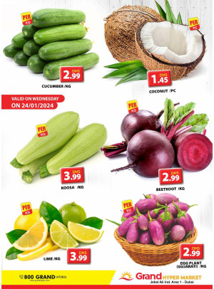 Veggie Wednesday - Grand Hypermarket Jebel Ali