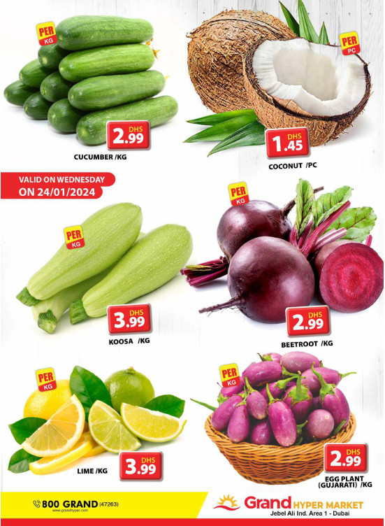 Veggie Wednesday - Grand Hypermarket Jebel Ali