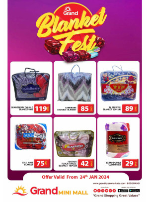 Blanket Fest - Grand Mini Mall
