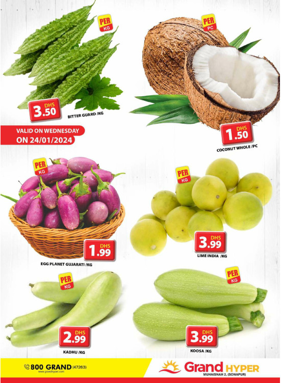 Veggie Wednesday - Grand Hyper Muhaisnah