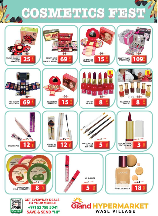 Cosmetics Fest - Wasl Village, Dubai