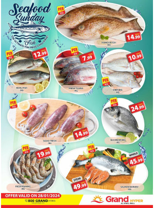 Seafood Sunday - Grand Hyper Al Khail Mall