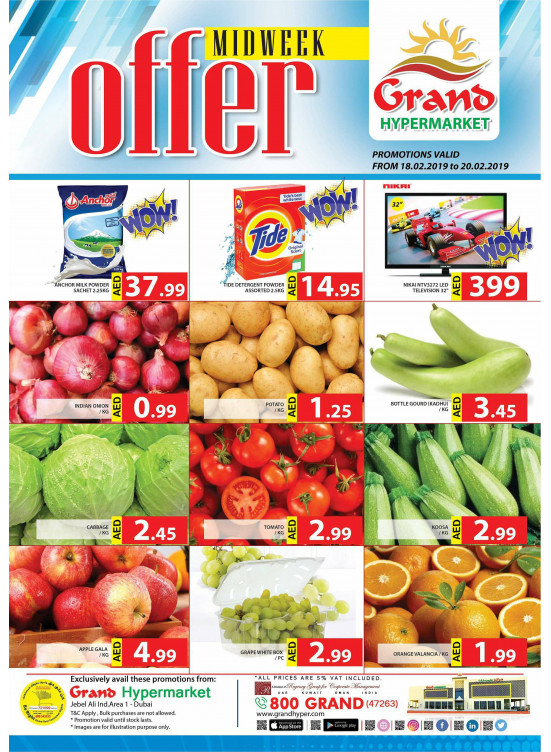 Midweek Offers - Grand Hypermarket Jebel Ali