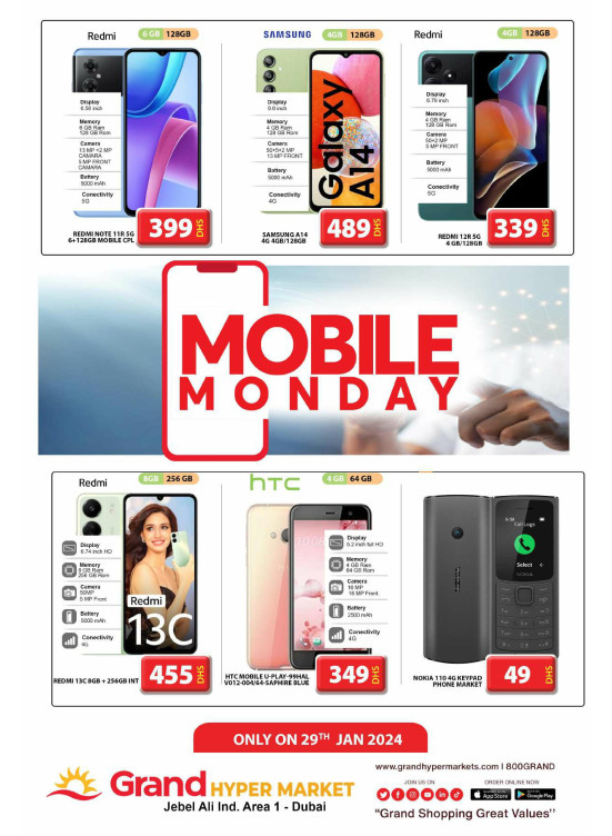 Monday Deals - Grand Hypermarket Jebel Ali