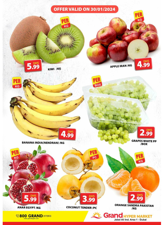 Fruitilicious Tuesday - Grand Hypermarket Jebel Ali