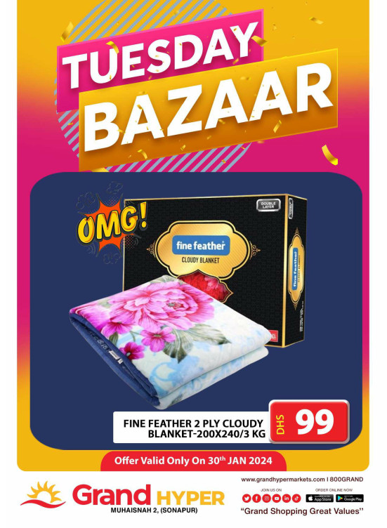 Tuesday Bazar - Grand Hyper Muhaisnah
