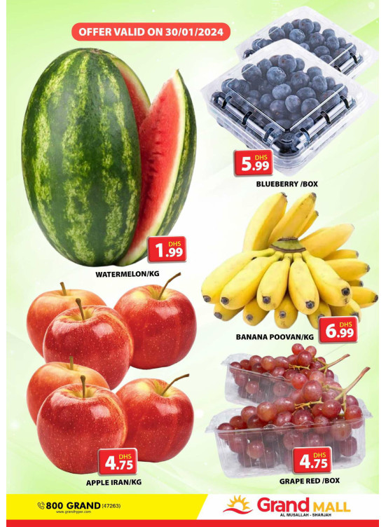 Fruitilicious Tuesday - Grand Mall Sharjah