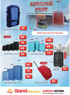 Luggage Fest - Grand Mini Mall
