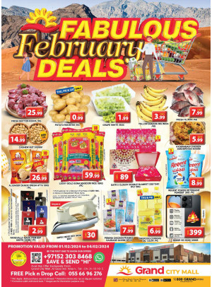 Weekend Deals - Grand City Mall