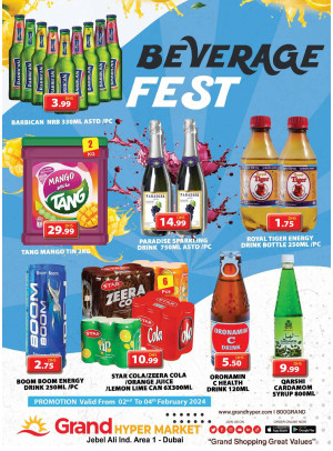 Beverage Fest - Grand Hypermarket Jebel Ali