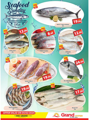 Seafood Sunday - Grand Hyper Al Khail Mall