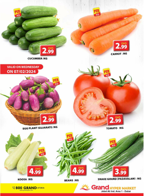 Veggie Wednesday - Grand Hypermarket Jebel Ali