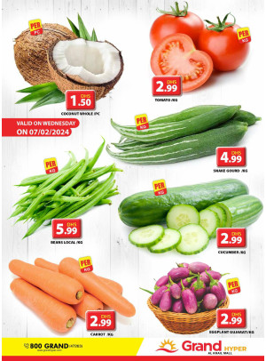 Veggie Wednesday - Grand Hyper Al khail Mall