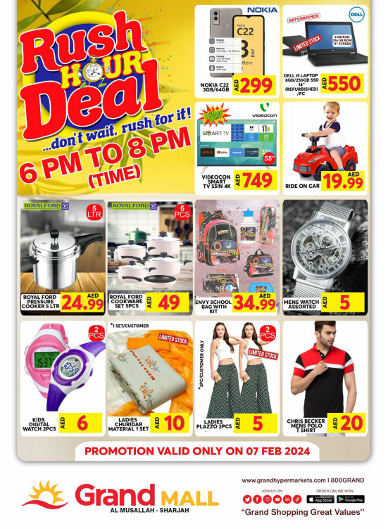 Rush Hour Deal - Grand Mall Sharjah