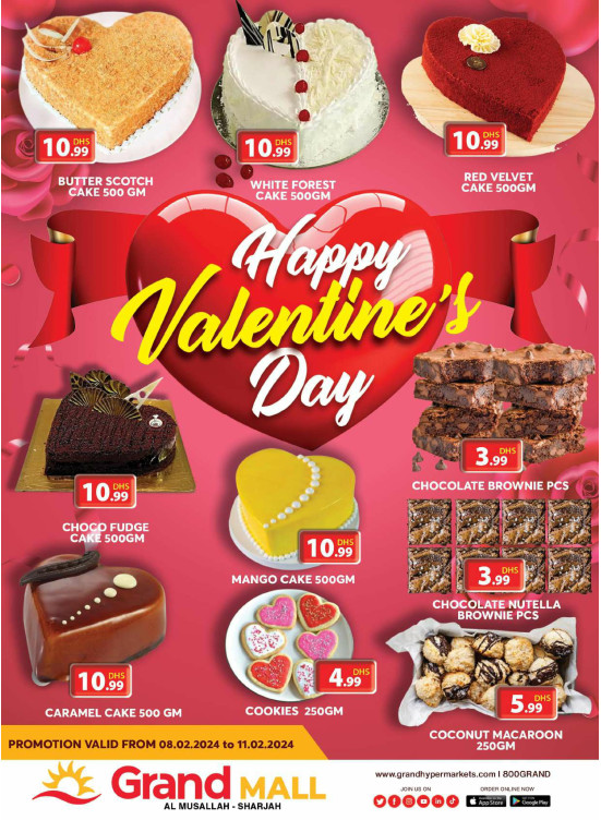 Valentine Day Deals - Grand Mall Sharjah