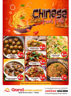 Chinese Food Fest - Grand Hypermarket Jebel Ali
