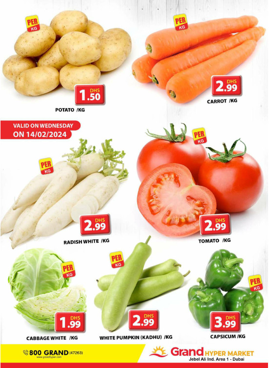 Veggie Wednesday - Grand Hypermarket Jebel Ali
