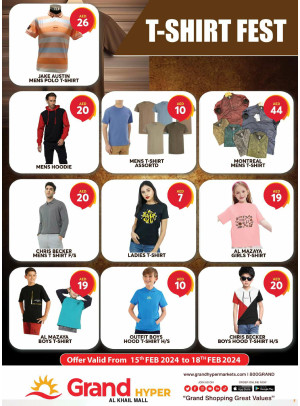 T-Shirt Fest - Grand Hyper Al Khail Mall