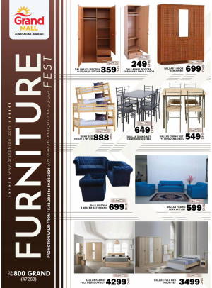 Furniture Fest - Grand Mall Sharjah