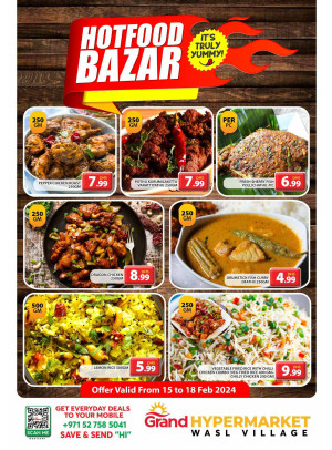 Hot Food Bazar - Wasl Village, Dubai