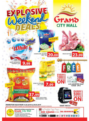 Explosive Weekend Deals - Grand City Mall