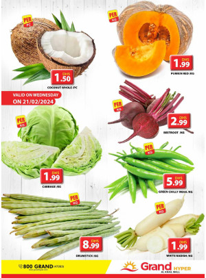 Veggie Wednesday - Grand Hyper Al khail Mall