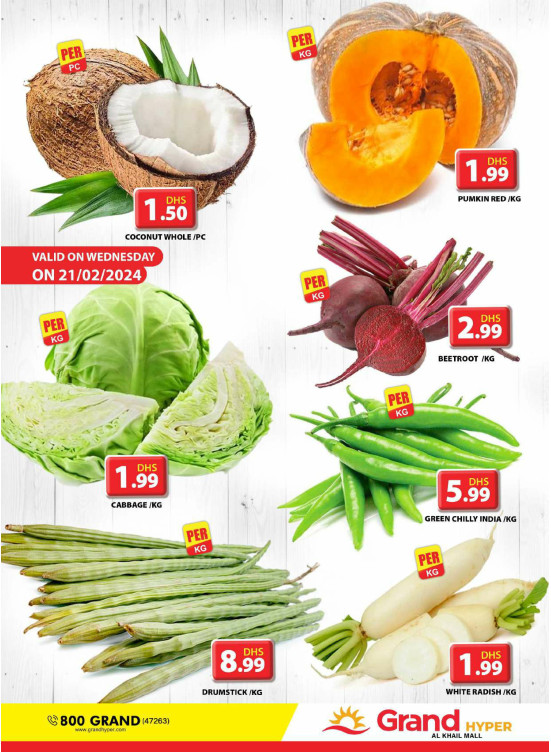 Veggie Wednesday - Grand Hyper Al khail Mall
