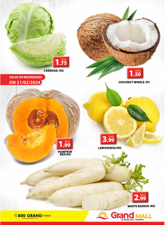 Veggie Wednesday - Grand Mall Sharjah
