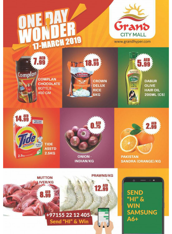 One Day Wonder Offer - Grand City Mall