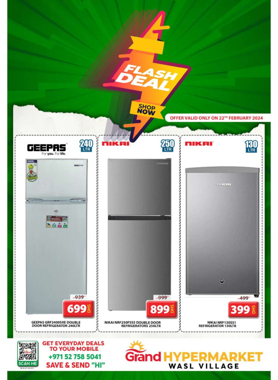 Thursday Flash Deal - Wasl Village, Dubai