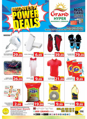 Midweek Power Deals - Grand Hyper Muhaisnah
