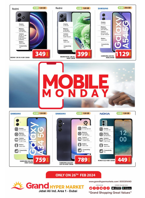 Monday Deals - Grand Hypermarket Jebel Ali