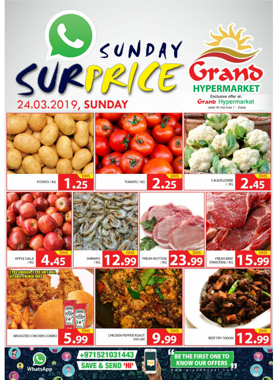 Sunday Surprise - Grand Hypermarket Jebel Ali
