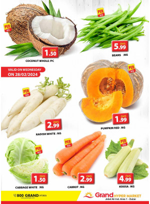 Veggie Wednesday - Grand Hypermarket Jebel Ali