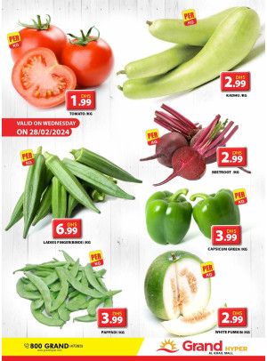 Veggie Wednesday - Grand Hyper Al khail Mall