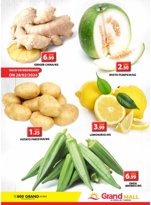 Veggie Wednesday - Grand Mall Sharjah